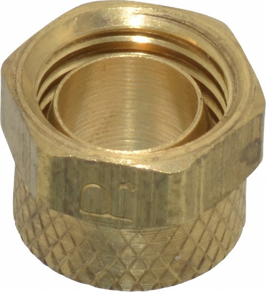 Parker Compression Tube Nut and Sleeve Assembly: 1/4" Tube OD, Compression - 61P-4