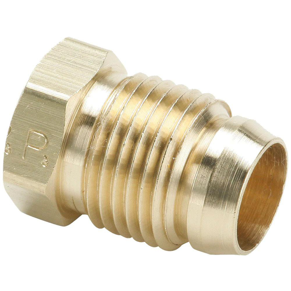 Parker Compression Tube Nut and Sleeve Assembly: 1/4" Tube OD, Compression - 61P-4