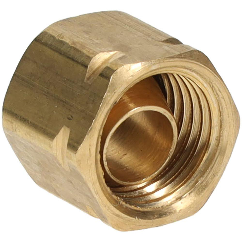 Parker Compression Tube Nut and Sleeve Assembly: 1/4" Tube OD, Compression - 61P-4
