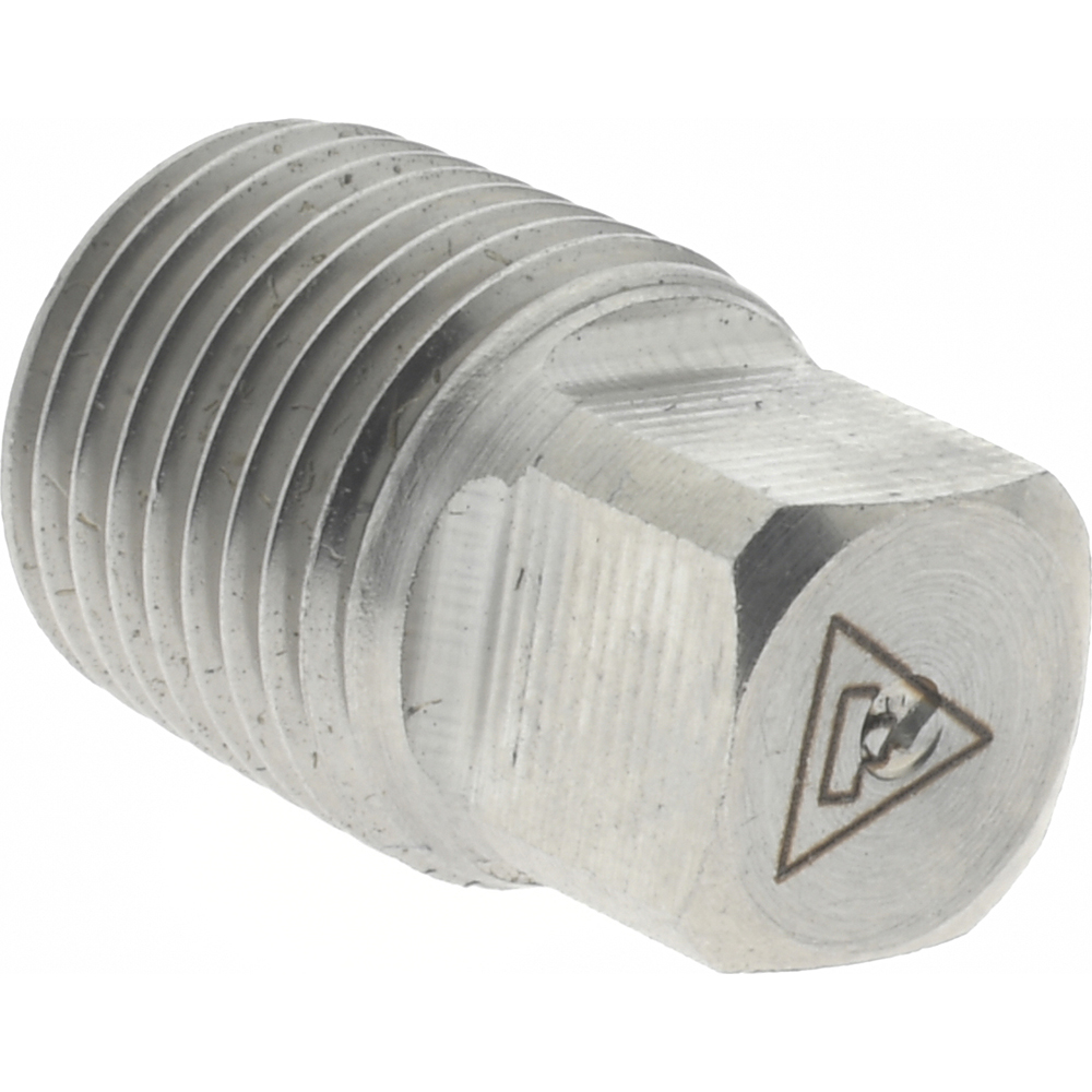 Merit Brass Pipe Square Head Plug: 1/8", 304 & 304L Stainless Steel - 3417DA-02