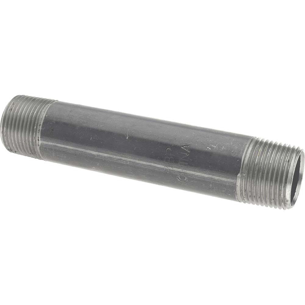 Value Collection Black Pipe Nipple: 3/4" Dia x 7" Long, Schedule 40 - BDNA--13461-1