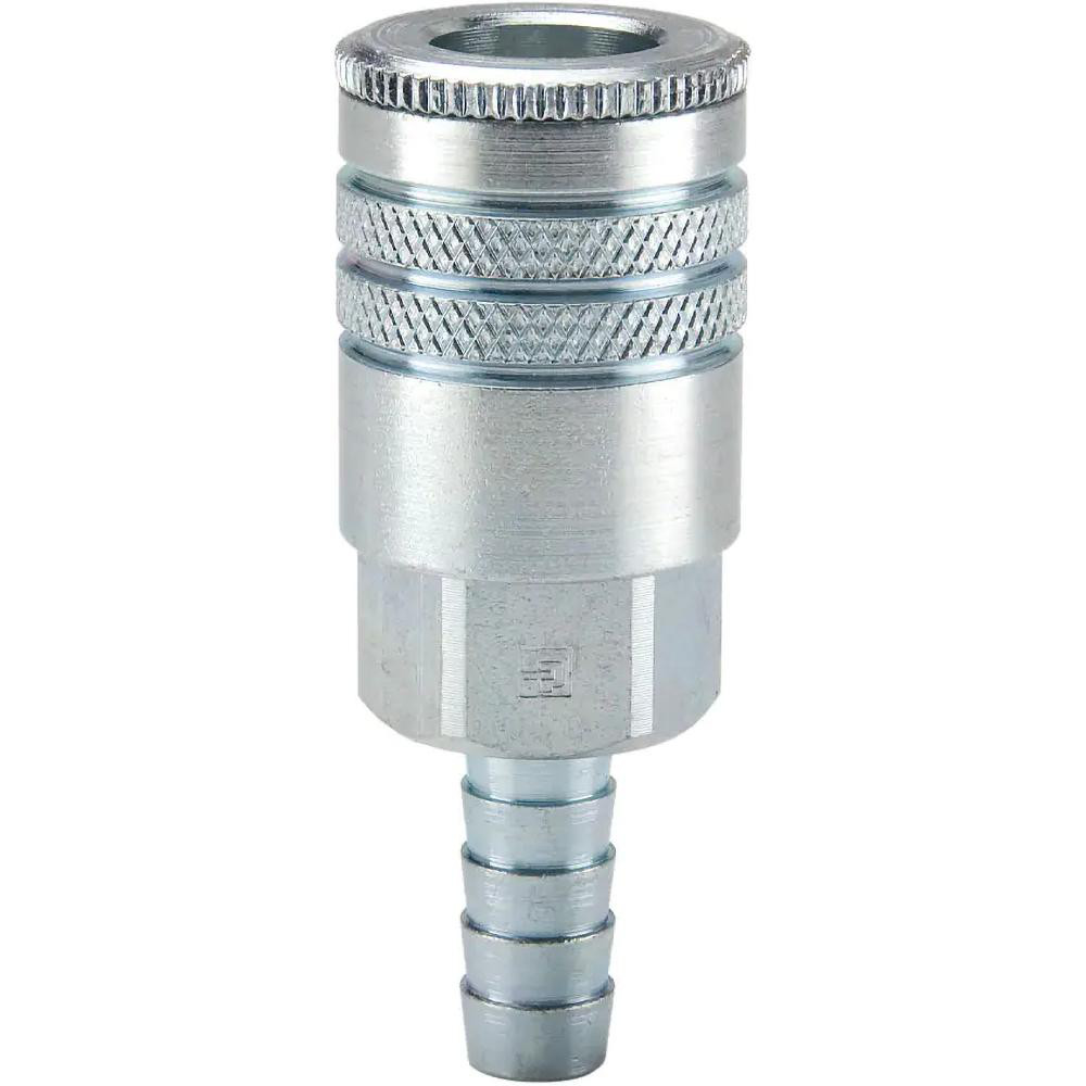 Parker Pneumatic Hose Coupling: 3/8" Body Dia, Industrial Interchange - 24-6B-787