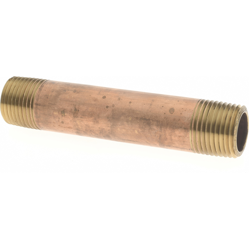 Parker Industrial Pipe Long Nipple: 1/8" Male Thread, MNPTF - 215PNL-2-30