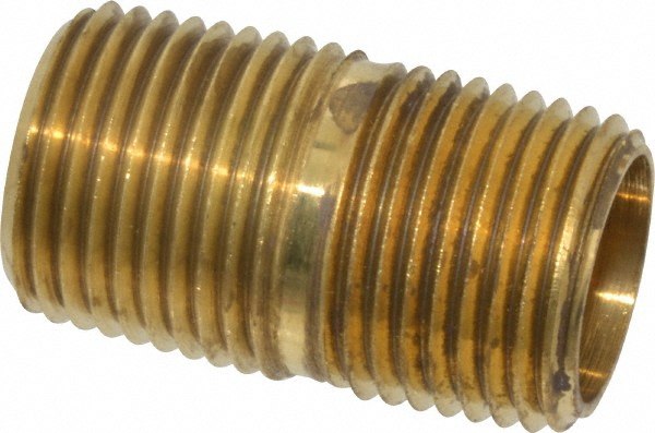 Parker Industrial Pipe Long Nipple: 1/8" Male Thread, MNPTF - 215PNL-2-30