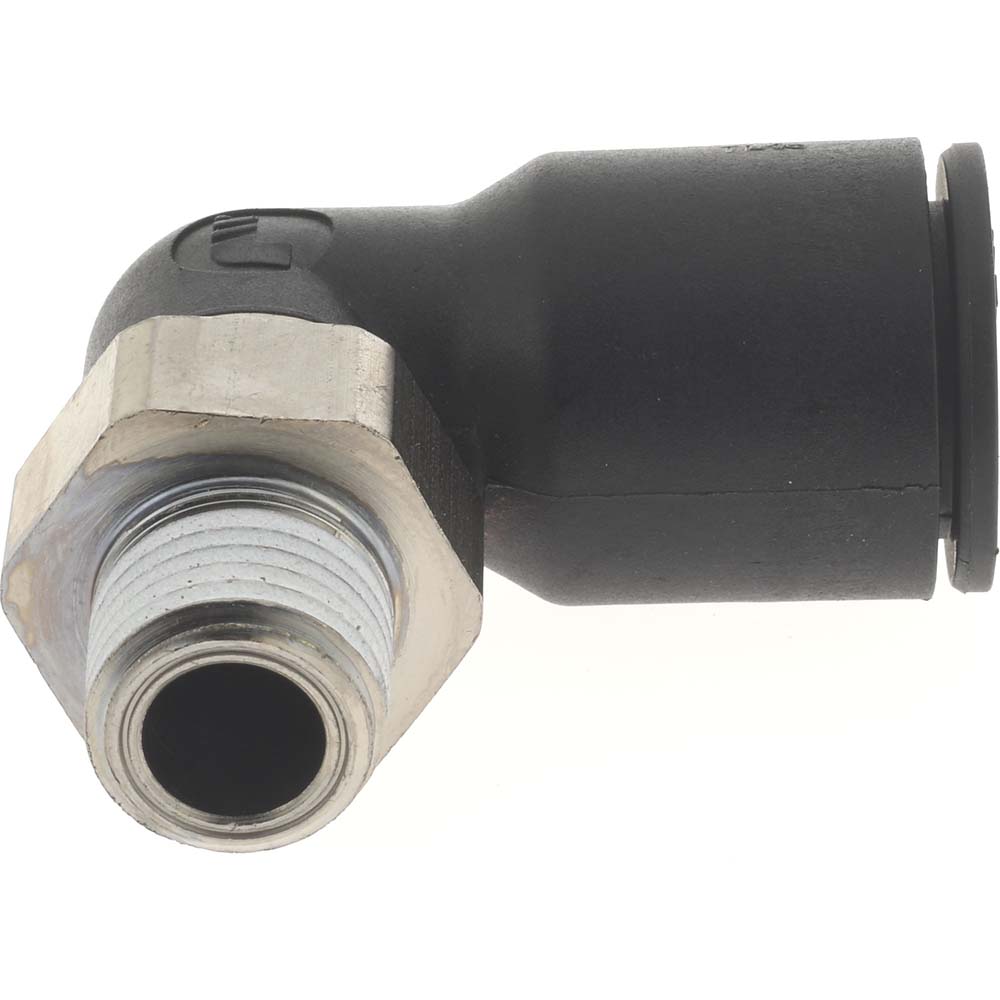 Legris Push-to-Connect Fitting: Male Elbow, NPT, 1/2" OD - 3109 62 14