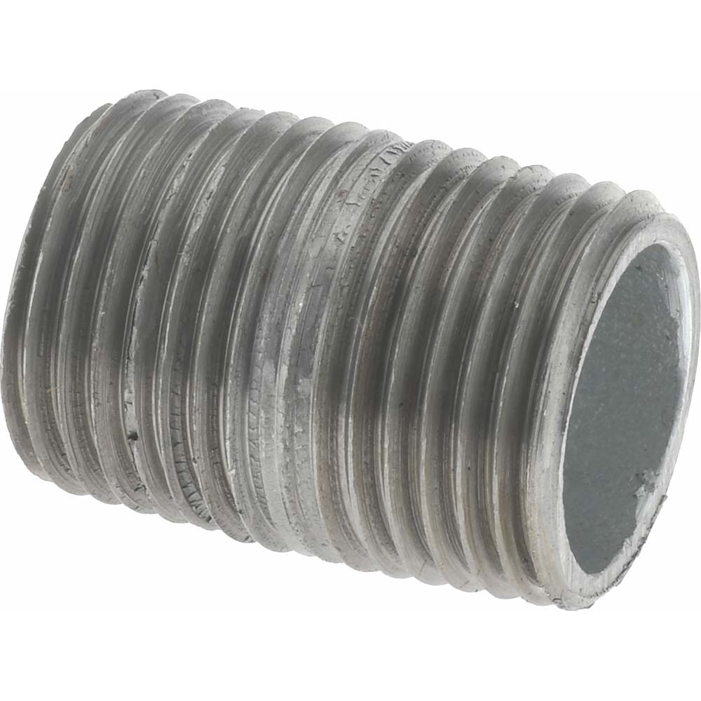 Value Collection Black Pipe Nipple: 1/2" Dia x 2-1/2" Long, Schedule 40 - NB04025