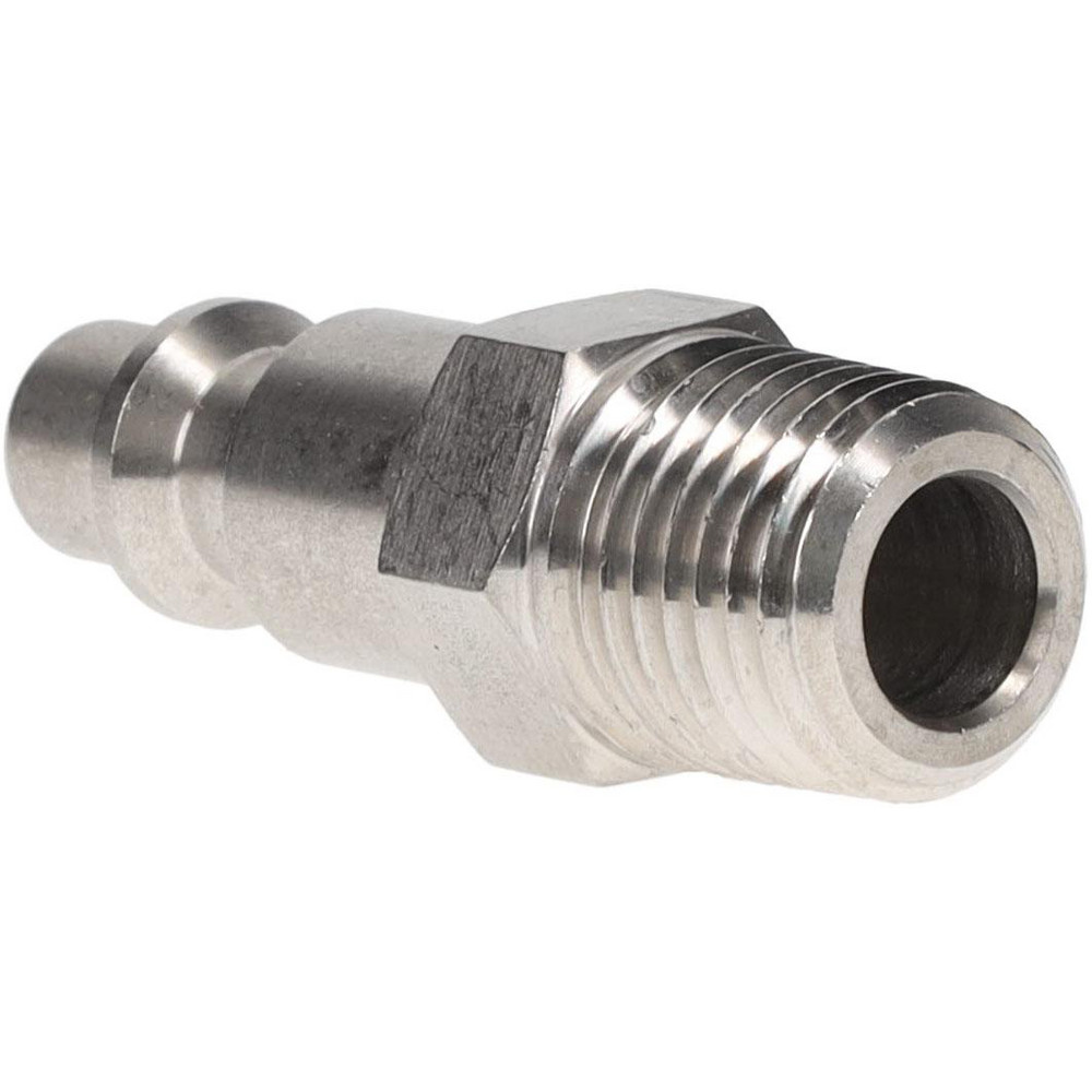 Parker Pneumatic Hose Coupling: 1/4-18, 1/4" Body Dia, Industrial Interchange - SH2C