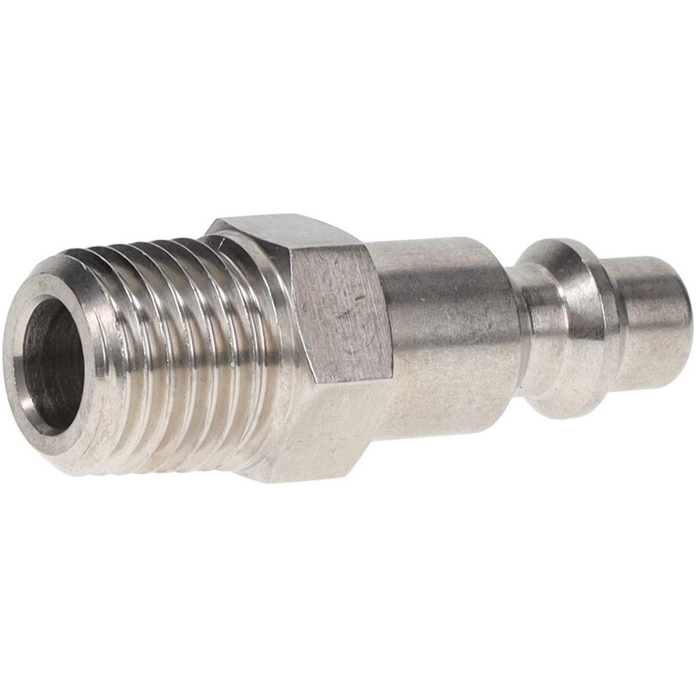 Parker Pneumatic Hose Coupling: 1/4-18, 1/4" Body Dia, Industrial Interchange - SH2C