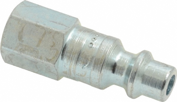 Parker Pneumatic Hose Coupling: 1/8-27, 1/4" Body Dia, Industrial Interchange - H1C-787