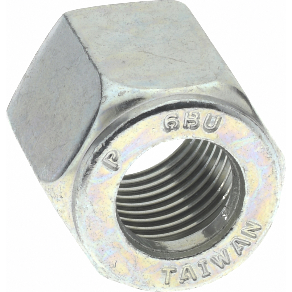 Parker Flareless Bite-Type Tube Nut: 11/16" UN & UNF, 3/8" Tube OD, Steel - 6 BU-S