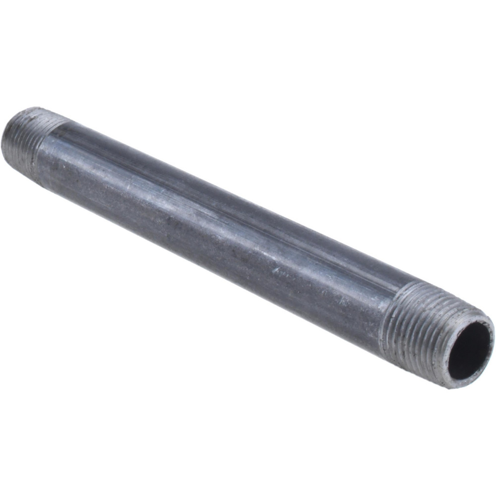 Value Collection Black Pipe Nipple: 3/8" Dia x 1" Long, Schedule 80 - BD-13612