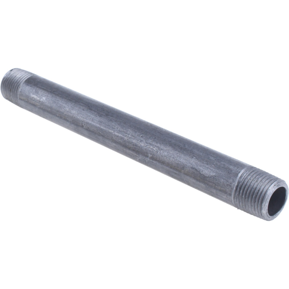Value Collection Black Pipe Nipple: 3/8" Dia x 1" Long, Schedule 80 - BD-13612
