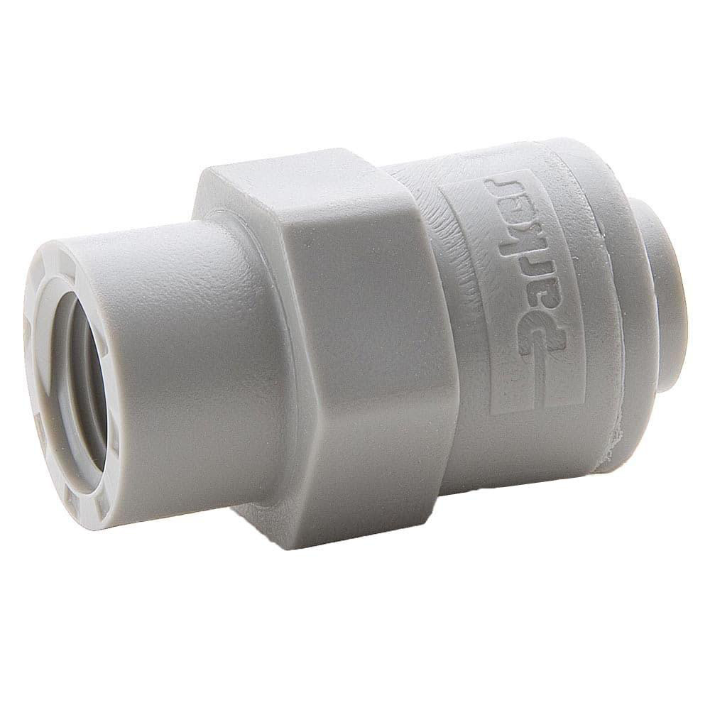 Parker Push-to-Connect Tube x Pipe Fitting: Connector, NPTF, 1/2" OD - A8MC6-MG