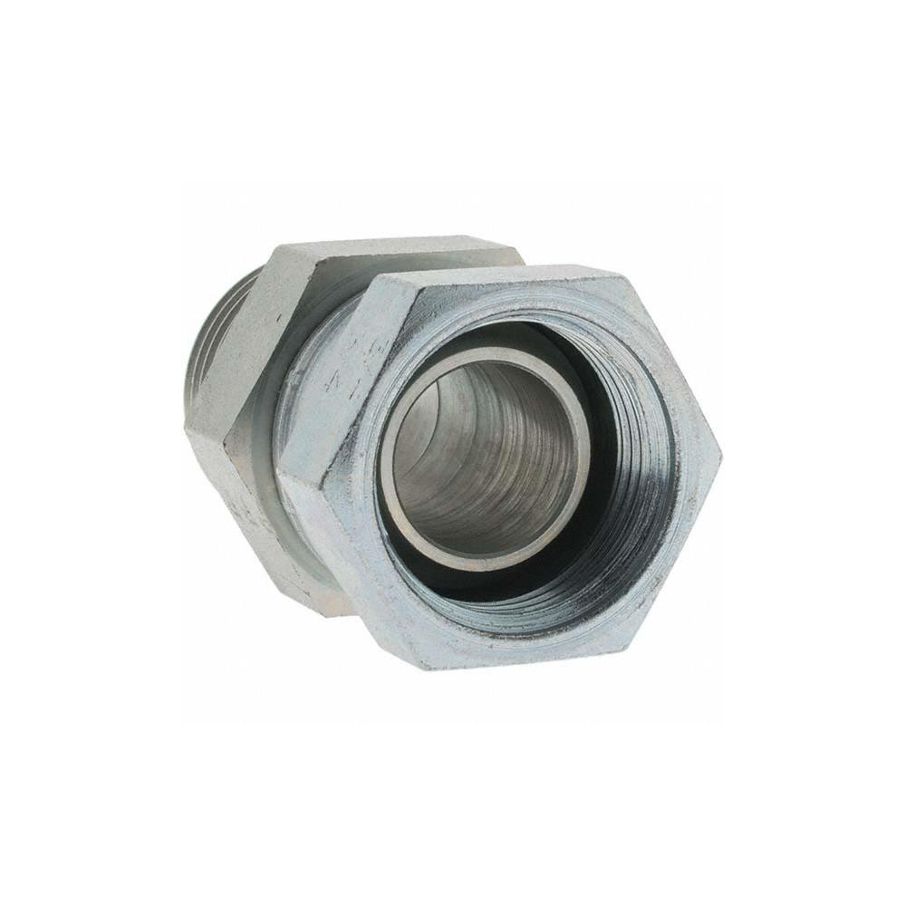 Parker Hydraulic Hose Swivel Adapter: 12 mm, 1-1/16-12, 4,000 psi - BD-16257