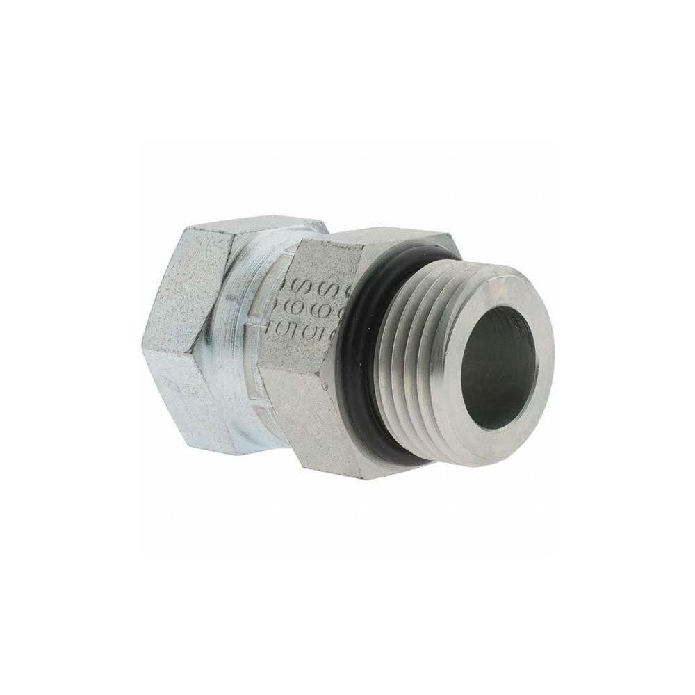 Parker Hydraulic Hose Swivel Adapter: 12 mm, 1-1/16-12, 4,000 psi - BD-16257