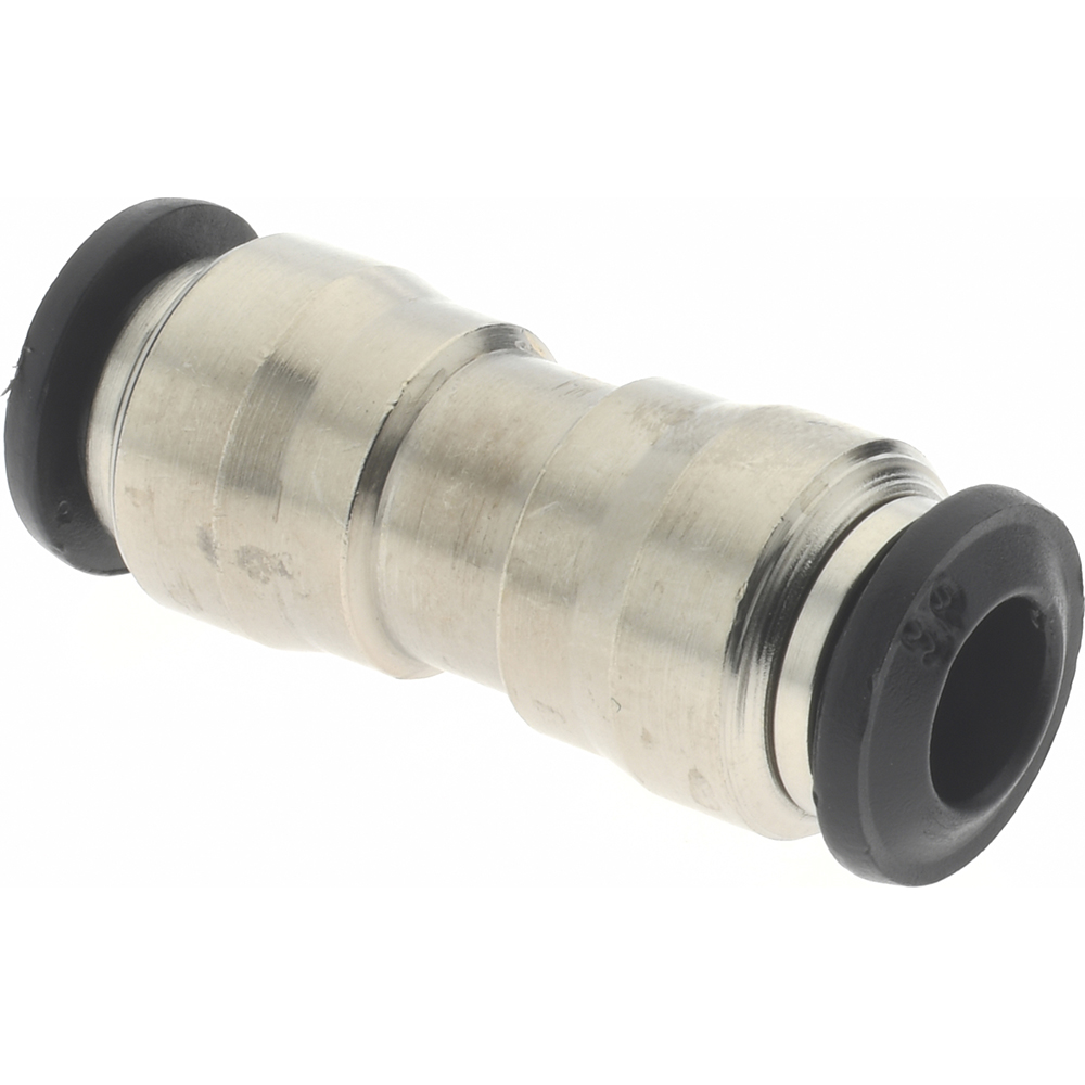 Aignep USA Push-to-Connect Tube x Tube Fitting: Union, 6.00 mm OD - 50040N-6