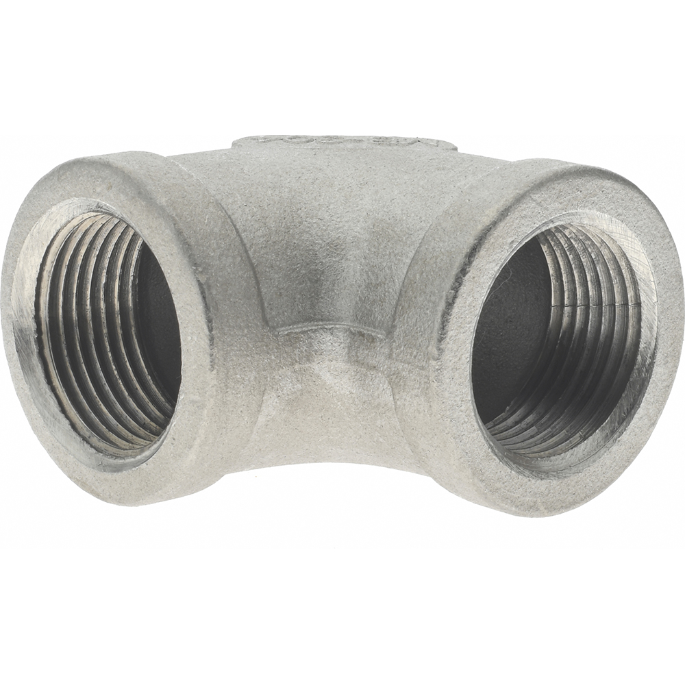 Merit Brass Pipe 90 deg Elbow: 3/4", 304 Stainless Steel - K401-12