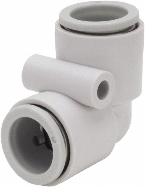 SMC PNEUMATICS Push-to-Connect Push-to-Connect Fitting: Reducing Elbow, 12.00 mm OD - KQ2L12-00A