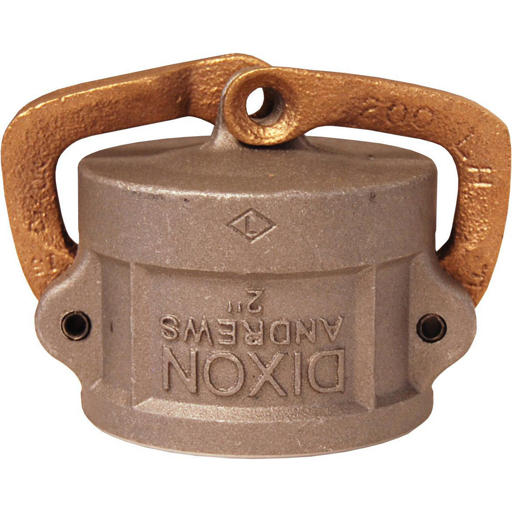Dixon Valve & Coupling Suction & Discharge Hose Couplings: Lockable Dust Cap, Cam & Groove, Lockable Dust Cap, Aluminum - 400DC-LAL