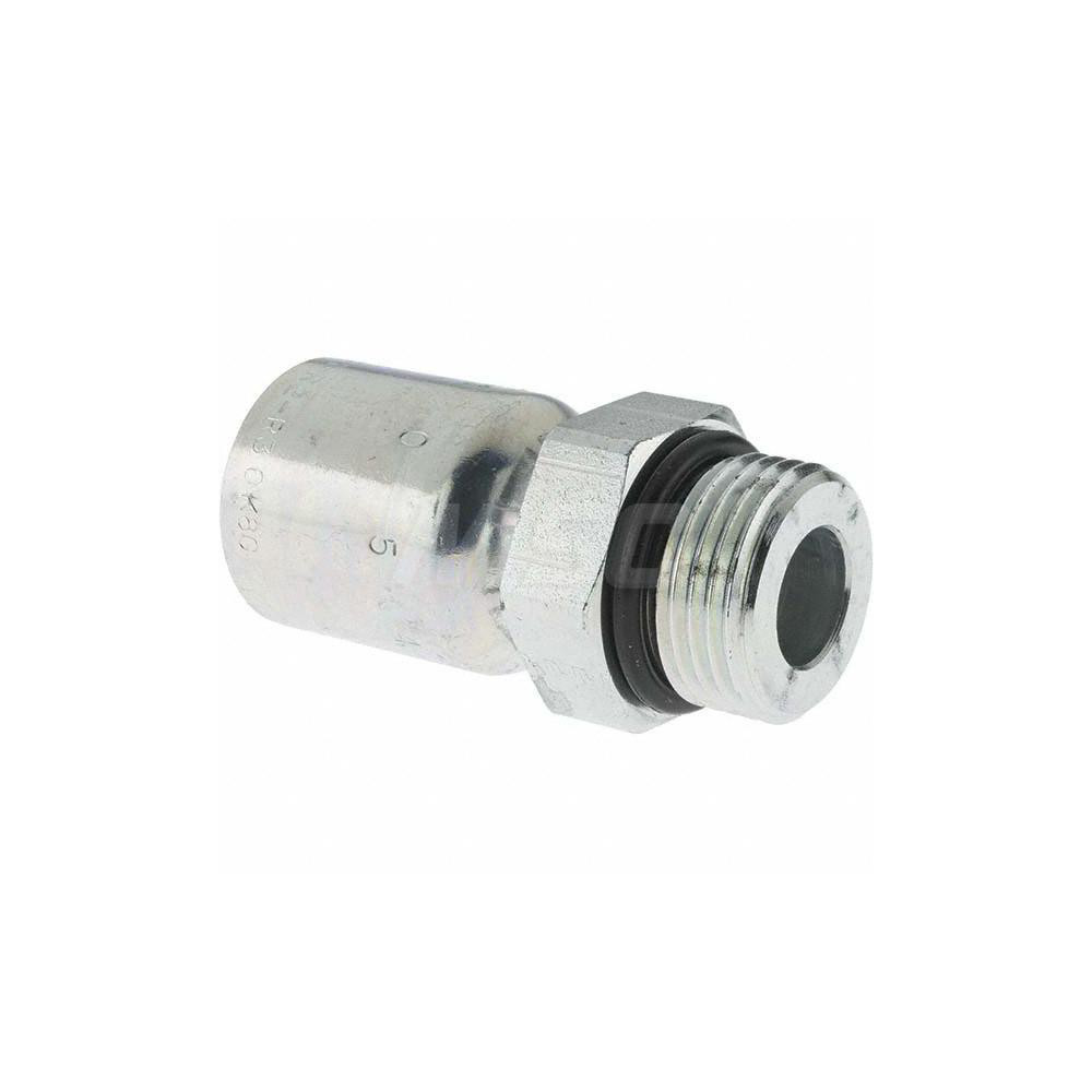 Parker Hydraulic Hose Male Rigid Fitting: 8 mm, 1-1/16-12 - BD10543-12-8