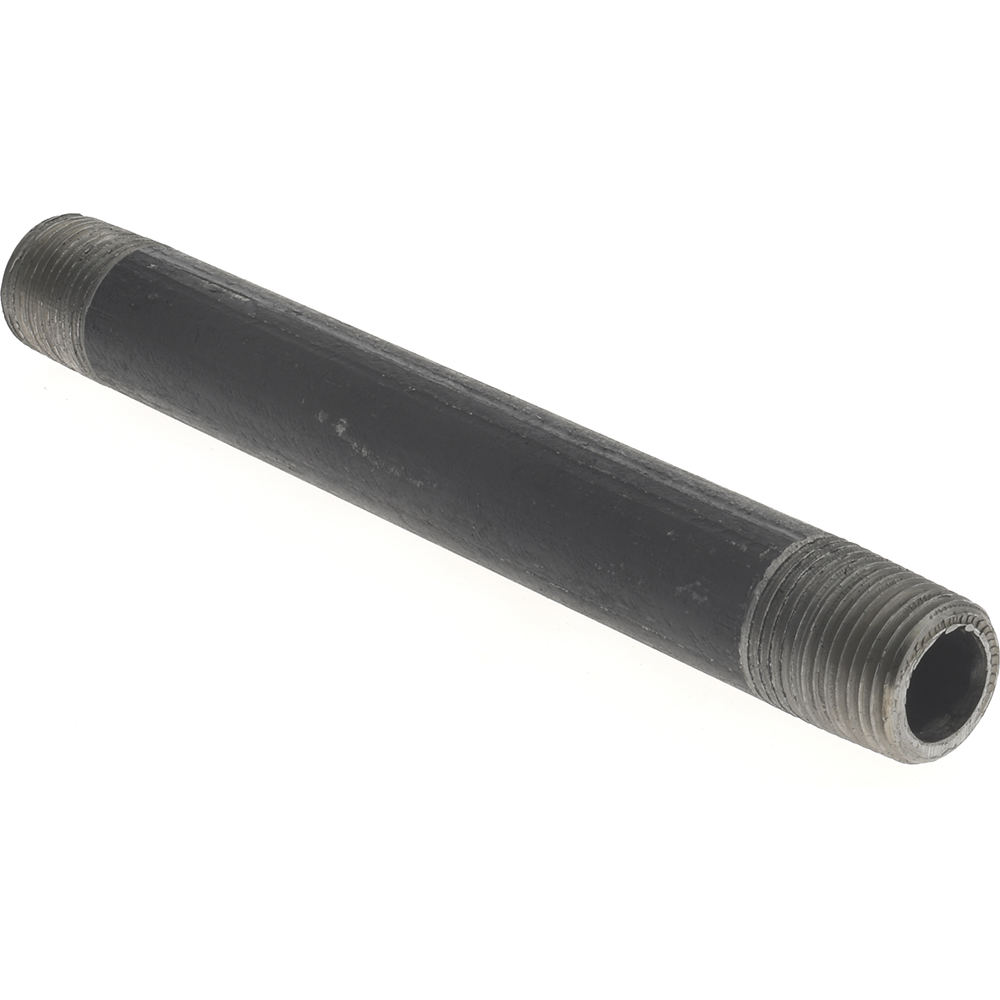 Value Collection Black Pipe Nipple: 3/8" Dia x 5-1/2" Long, Schedule 80 - XNB03055