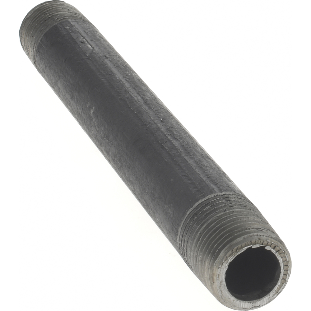 Value Collection Black Pipe Nipple: 3/8" Dia x 5-1/2" Long, Schedule 80 - XNB03055