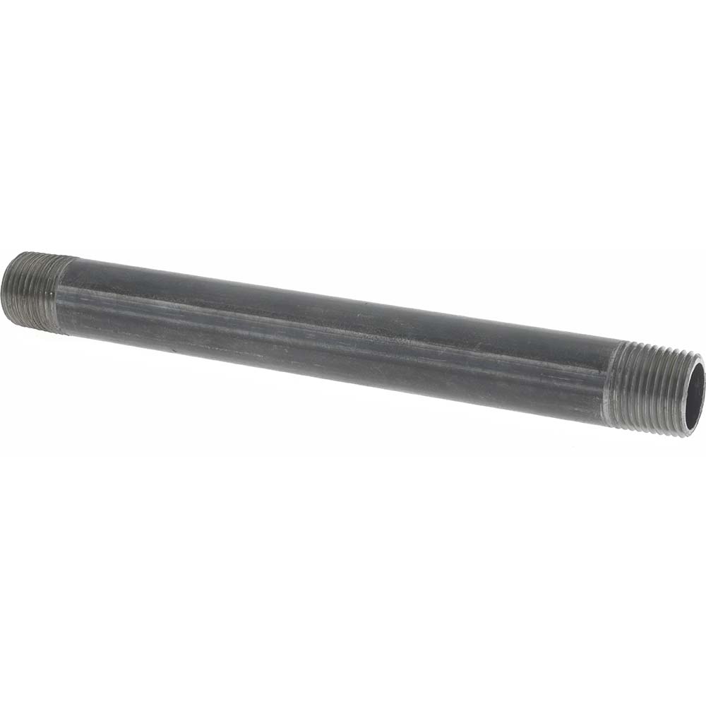 Value Collection Black Pipe Nipple: 3/8" Dia x 5-1/2" Long, Schedule 80 - XNB03055