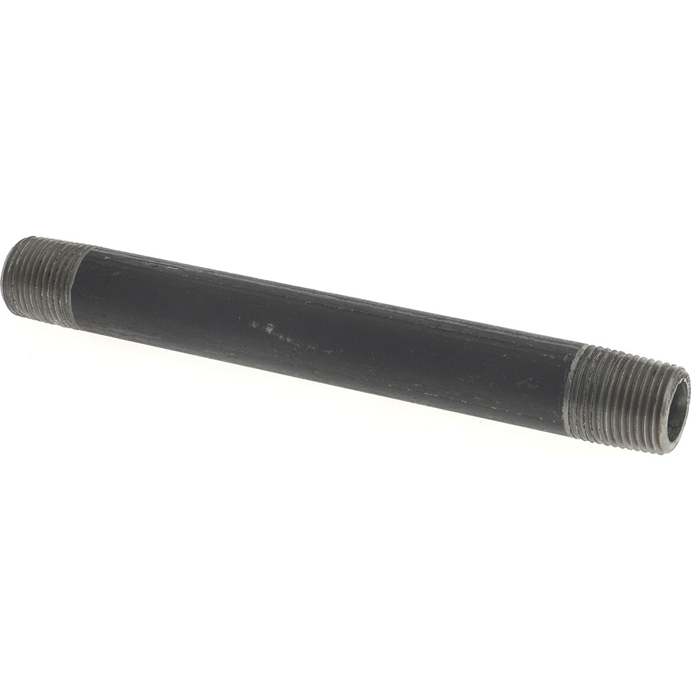 Value Collection Black Pipe Nipple: 3/8" Dia x 5-1/2" Long, Schedule 80 - XNB03055