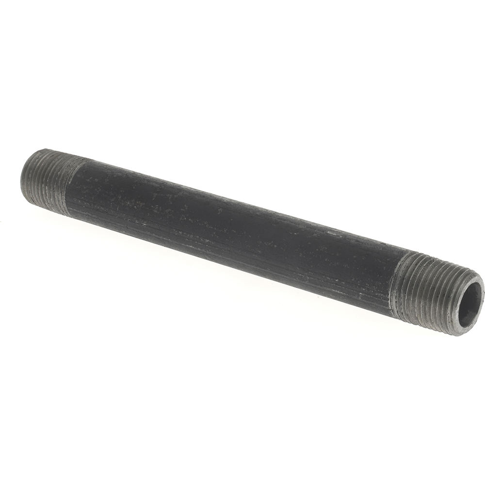 Value Collection Black Pipe Nipple: 3/8" Dia x 5-1/2" Long, Schedule 80 - XNB03055