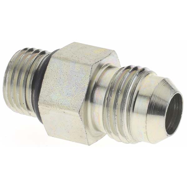 Value Collection Steel Flared Tube Male Elbow: 1/4" OD, 7/16-20 x 7/16-20 Thread, 37 deg Flared Angle - 10572