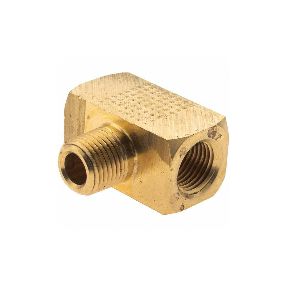 Parker Industrial Pipe Male Branch Tee: 1/8" Female Thread, 1/8" Male Thread, MNPTF x FNPTF - 11148