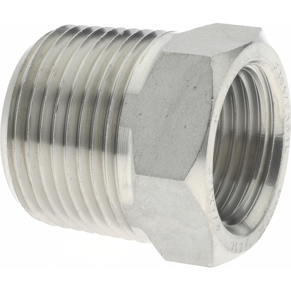 Merit Brass Pipe Hex Plug: 1/8", 316 & 316L Stainless Steel - 3617HD-02
