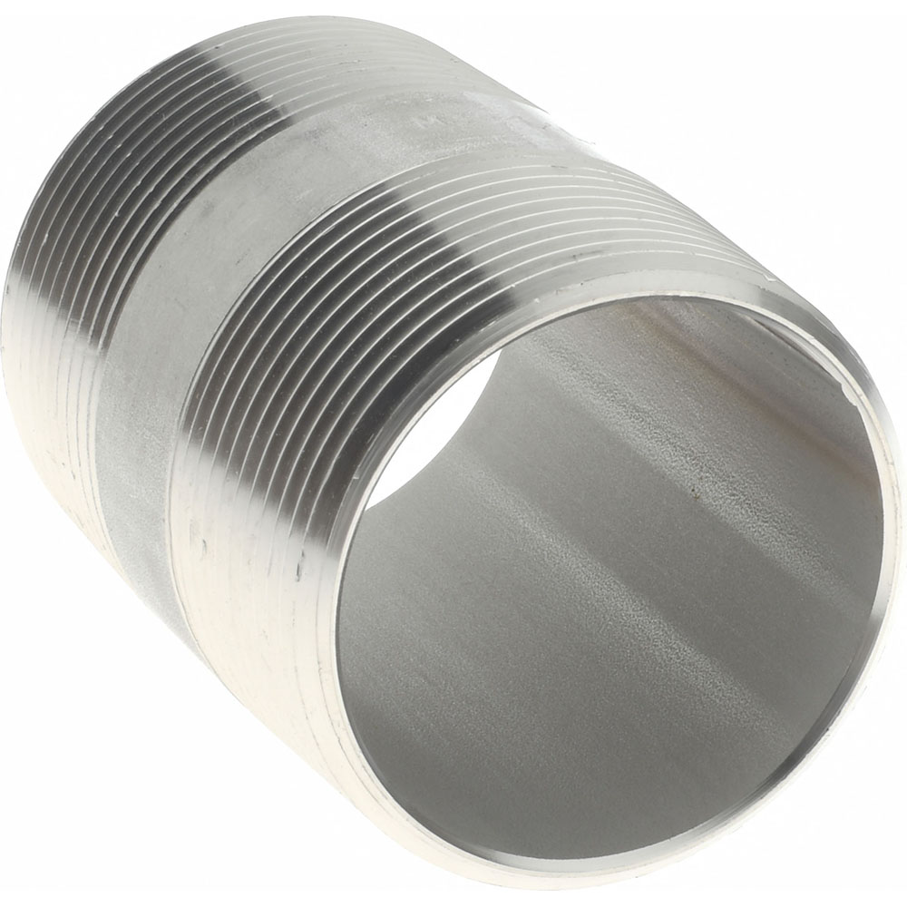 Merit Brass Stainless Steel Pipe Nipple: 1-1/2" Pipe, Grade 304 & 304L - 4024-250