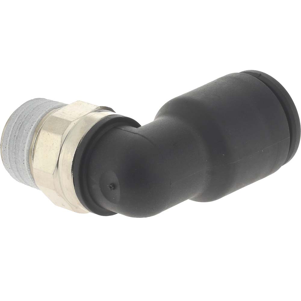 Legris Push-to-Connect Tube x Male BSPT Fitting: Male Elbow, BSPT - 3109 10 13