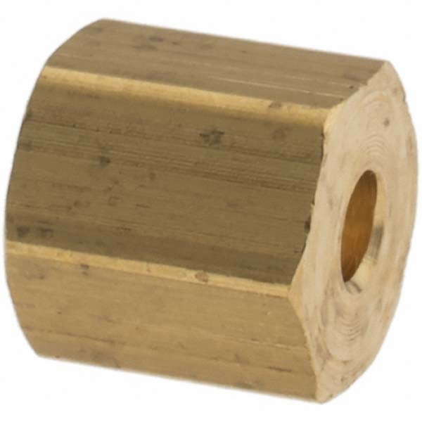 Eaton Compression Tube Nut: 5/16-24, 1/8" Tube OD, NPTF x SAE - 6100X2