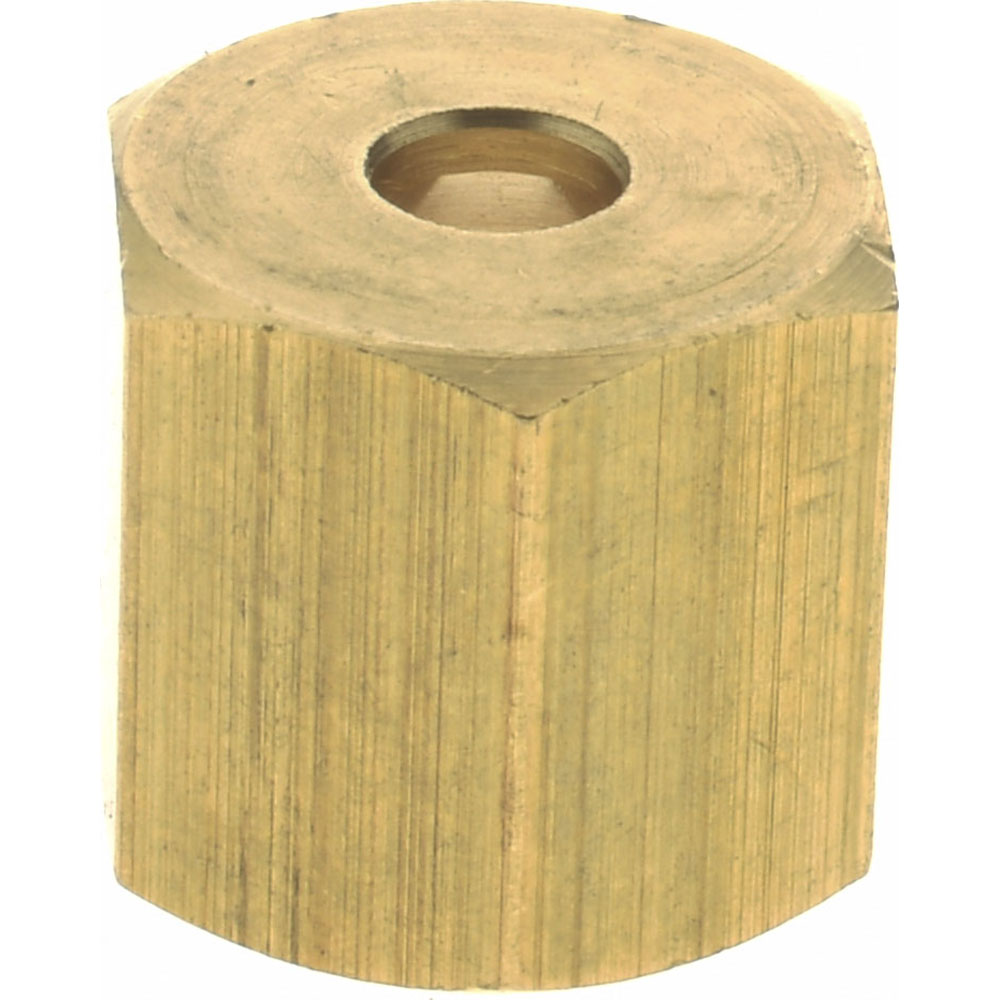 Eaton Compression Tube Nut: 5/16-24, 1/8" Tube OD, NPTF x SAE - 6100X2