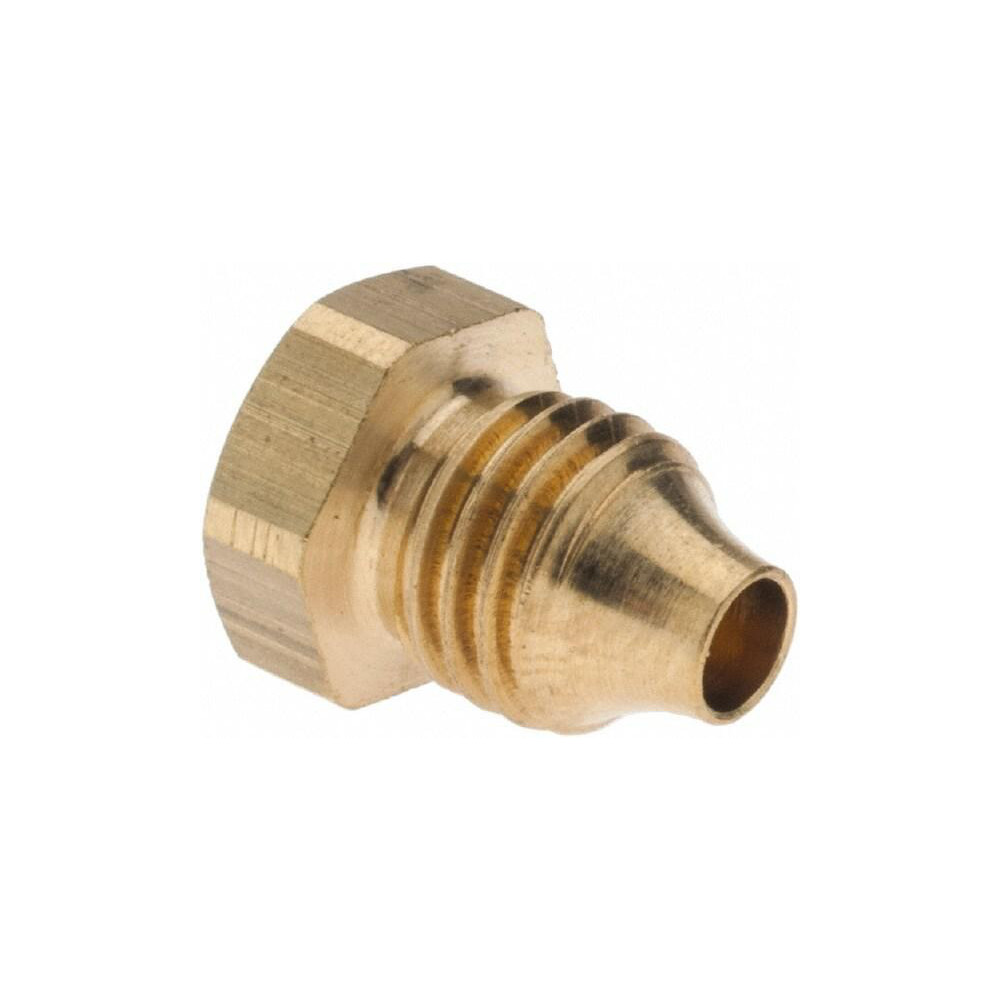 Eaton Compression Tube Nut: 5/16-24, 1/8" Tube OD, NPTF x SAE - 6100X2