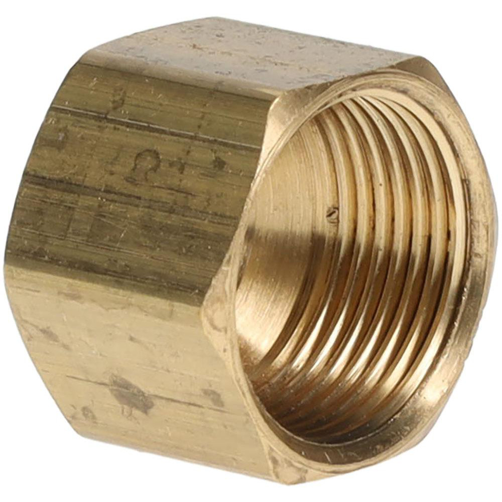 Eaton Compression Tube Nut: 5/16-24, 1/8" Tube OD, NPTF x SAE - 6100X2