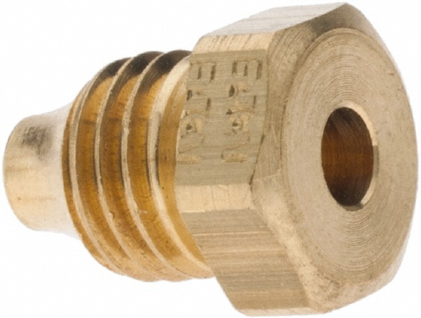Eaton Compression Tube Nut: 5/16-24, 1/8" Tube OD, NPTF x SAE - 6100X2