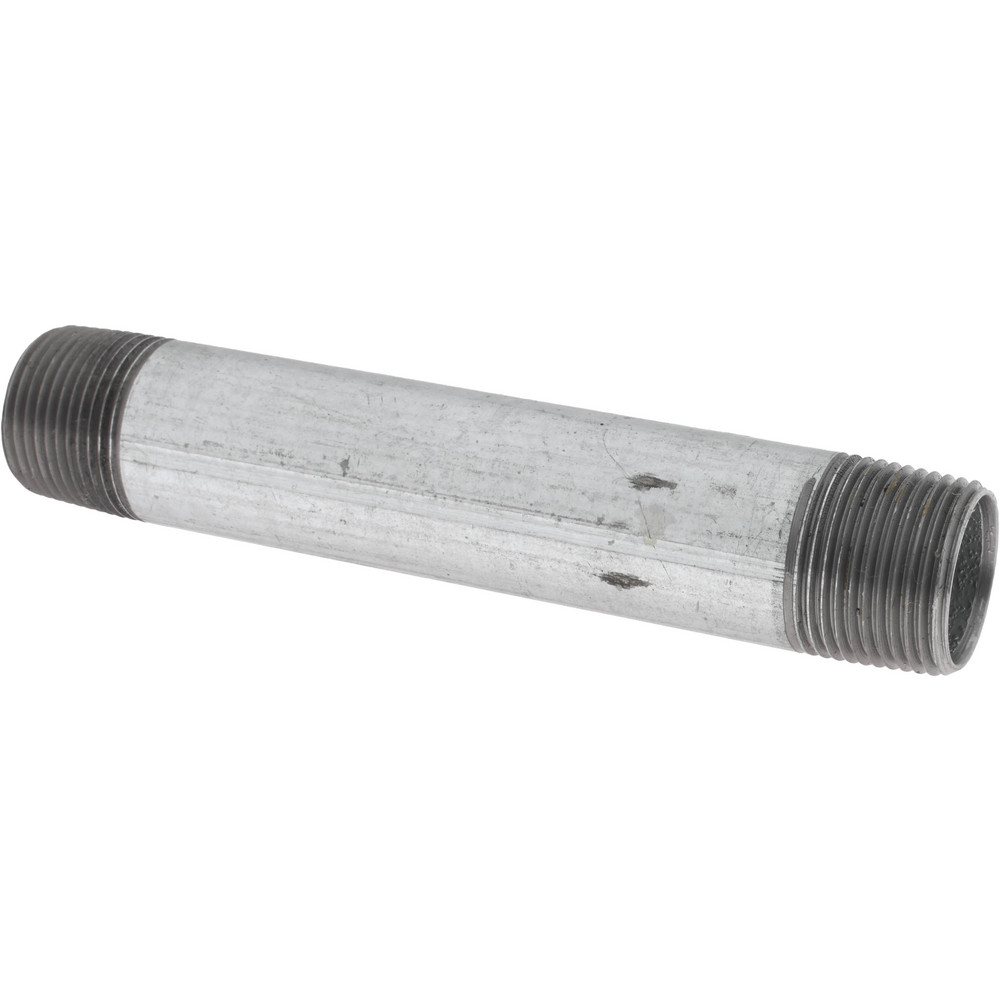 Value Collection Galvanized Pipe Nipple: 3/4", 3-1/2" Long, Schedule 40, Steel - MSCNG05035