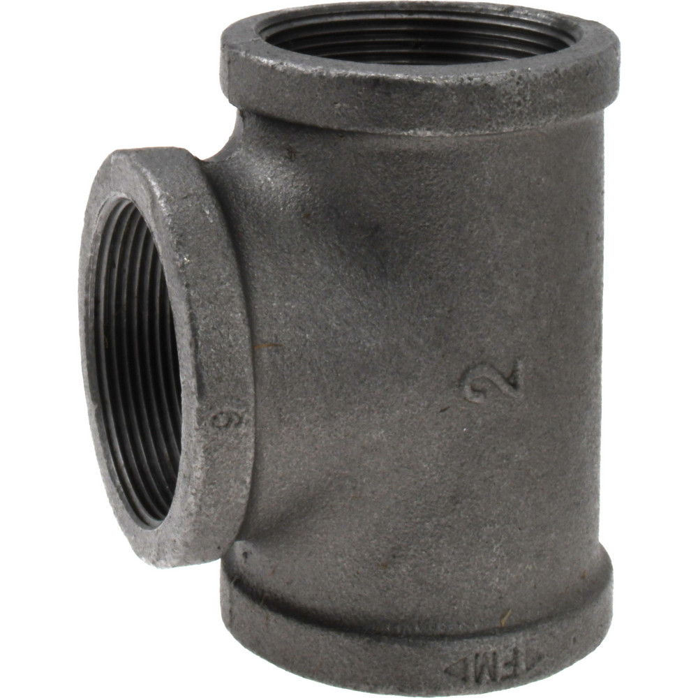 Value Collection Black Pipe Fittings: Tee, 2", Threaded, Malleable Iron - B130 50