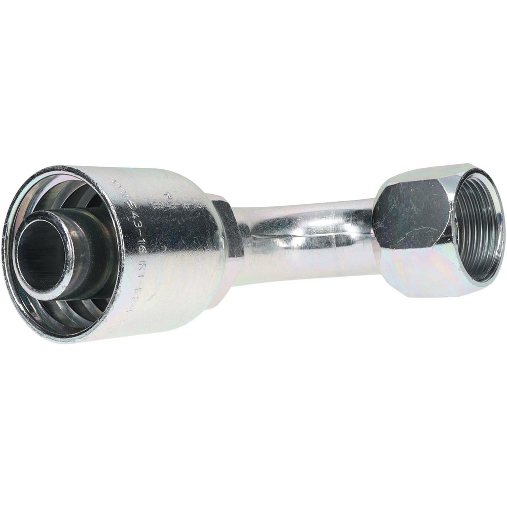 Parker Hydraulic Hose Female JIC Swivel Elbow: 1" ID, 16 mm, 1" - BD-1394316-16-1