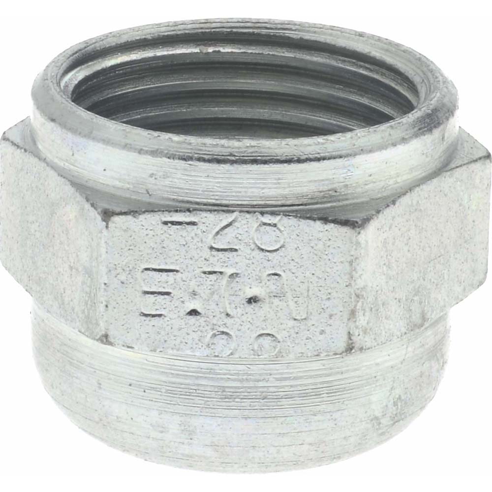 Eaton Steel Flared Tube Cap: 1/2" OD, 3/4-16 Thread, 37 deg Flared Angle - 210292-8S