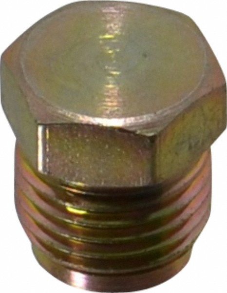 Eaton Steel Flared Tube Inverted Plug: 5/16" OD, 1/2-20 Thread, 45 deg Flared Angle - 131X5