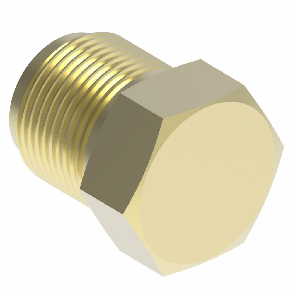 Eaton Steel Flared Tube Inverted Plug: 5/16" OD, 1/2-20 Thread, 45 deg Flared Angle - 131X5