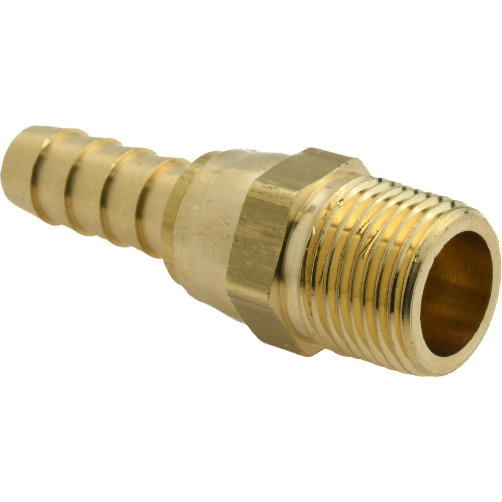 Dixon Valve & Coupling Barbed Hose Fitting: 3/8" x 3/8" ID Hose, Male Connector - 1030606C
