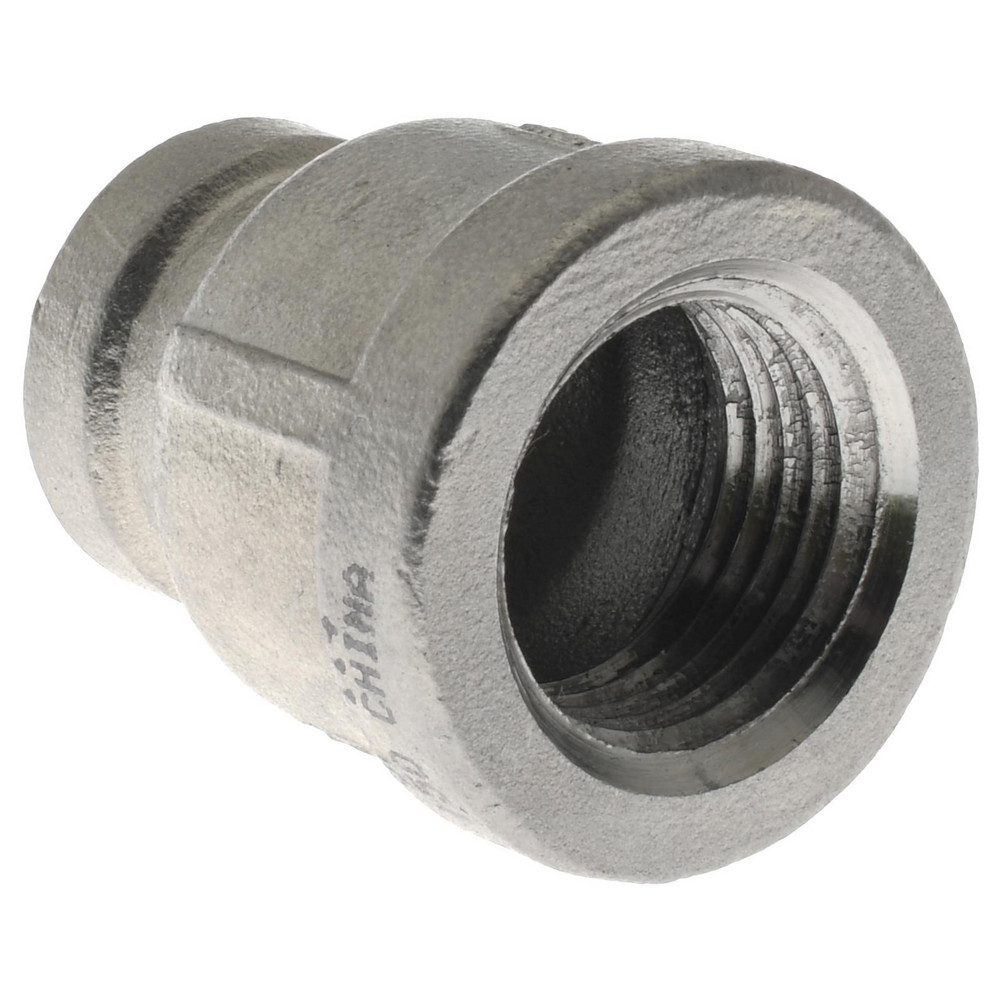 Value Collection Pipe Reducing Coupling: 2 x 1-1/2", 304 Stainless Steel - 4RSB2*11/2