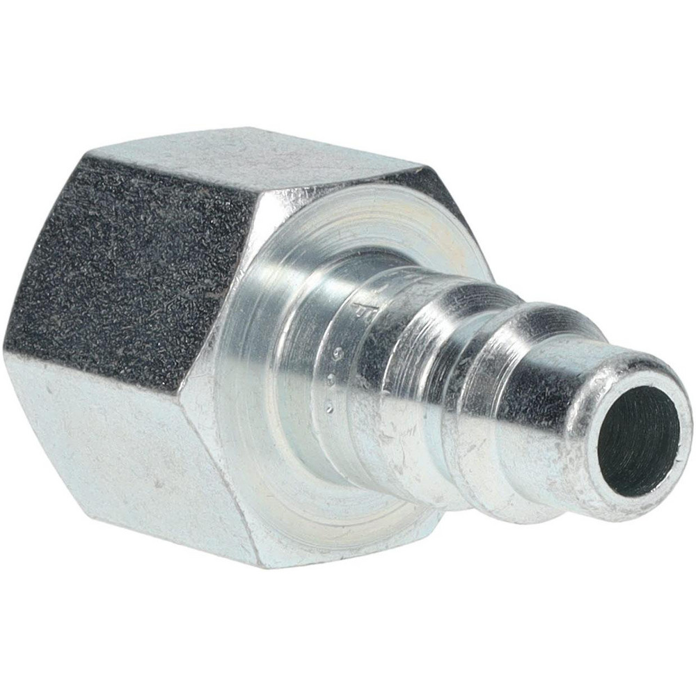 Parker Pneumatic Hose Coupling: 3/8-18, 1/2" Body Dia, Industrial Interchange - H1F
