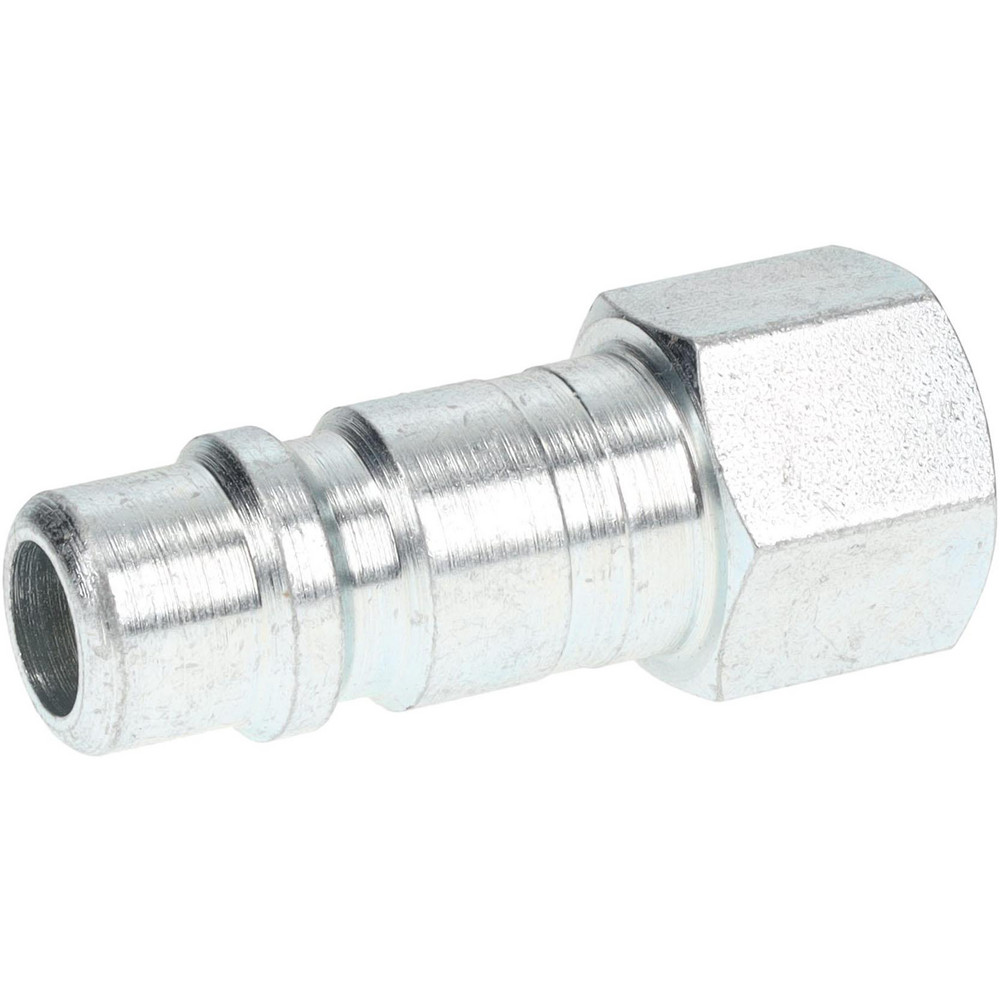 Parker Pneumatic Hose Coupling: 3/8-18, 1/2" Body Dia, Industrial Interchange - H1F