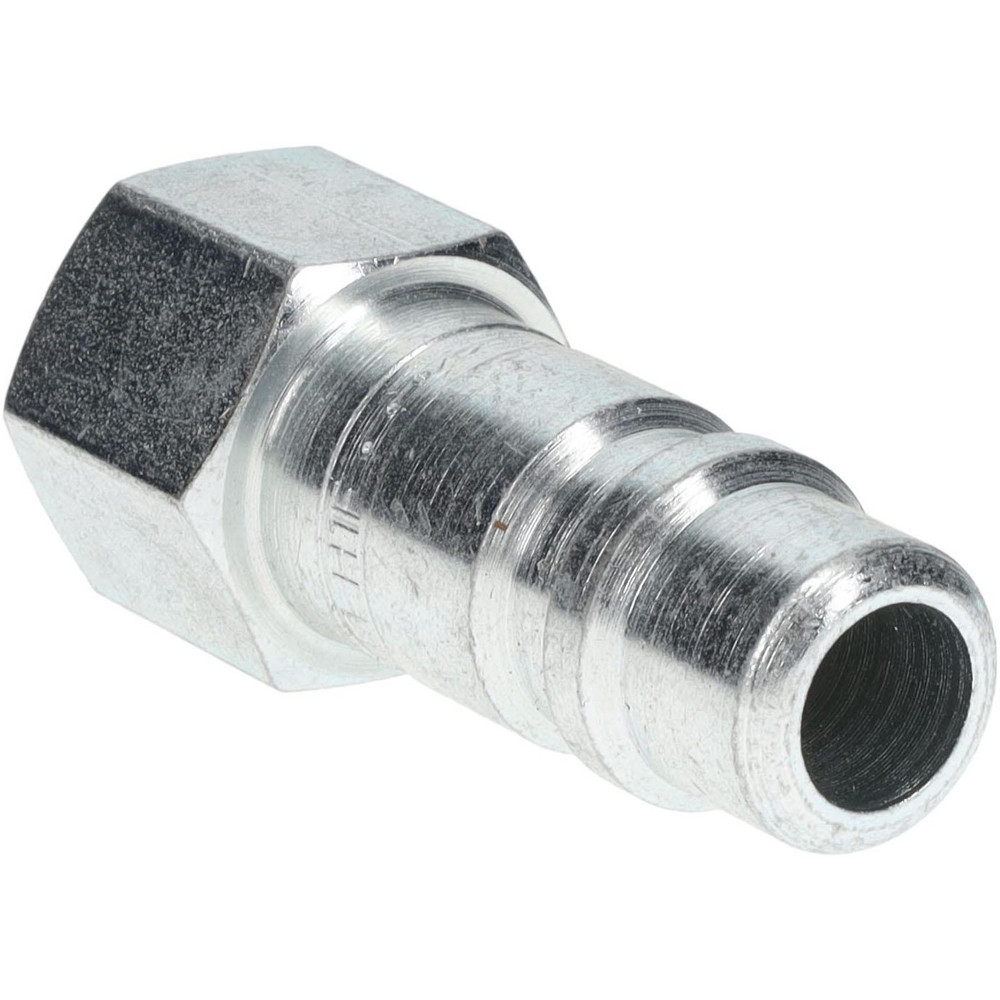 Parker Pneumatic Hose Coupling: 3/8-18, 1/2" Body Dia, Industrial Interchange - H1F